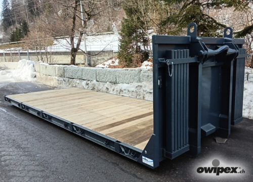 Abroll-Palettenboden-Pritsche