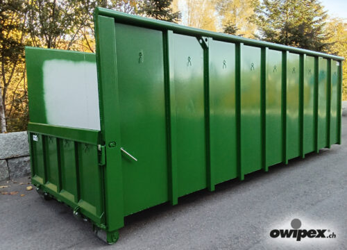 Container mit Hinterladen